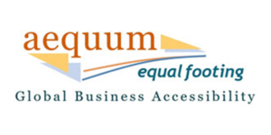 Aequum global business accessibility. Equal Footing.