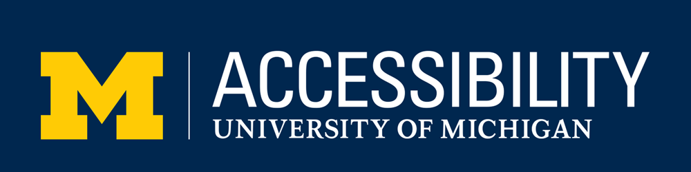 University of Michigan Accessibility Logo